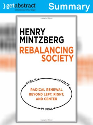 cover image of Rebalancing Society (Summary)